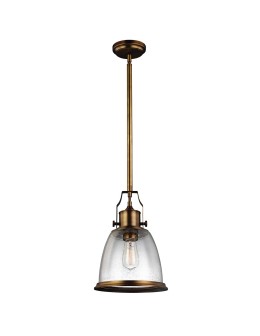 Elstead HOBSON Wisząca E27 1x75W Mosiądz Antyczny FE-HOBSON-P-M-AB