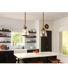 Pendant lamps - Elstead HOBSON Pendant E27 1x75W Antique Brass FE-HOBSON-P-M-AB - product 2