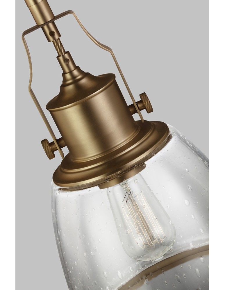 Pendant lamps - Elstead HOBSON Pendant E27 1x75W Antique Brass FE-HOBSON-P-M-AB - product kolory-swiatla.pl 4