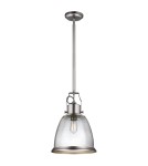 Pendant lamps - Elstead HOBSON Pendant E27 1x75W Nickel FE-HOBSON-P-L-SN - product 1