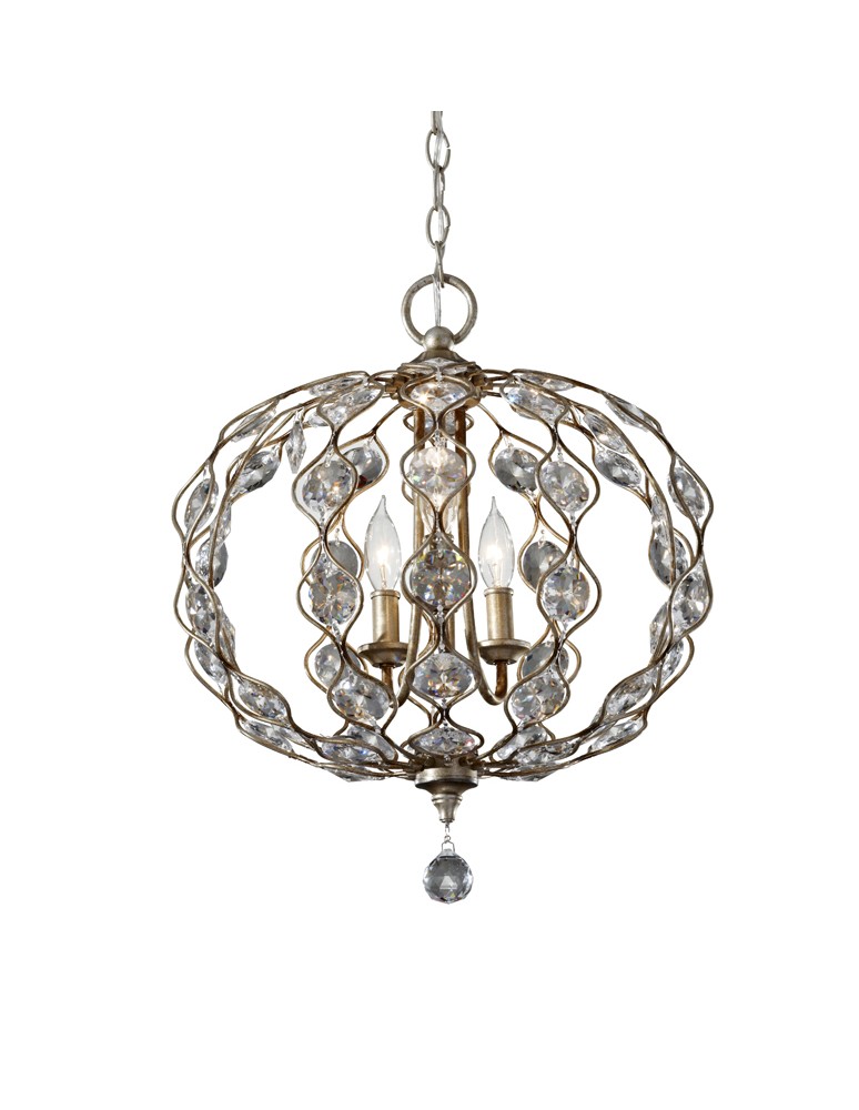 Pendant lamps - Elstead Lighting Feiss Pendant LEILA 3x60W E14 FE/LEILA3 - product kolory-swiatla.pl 1