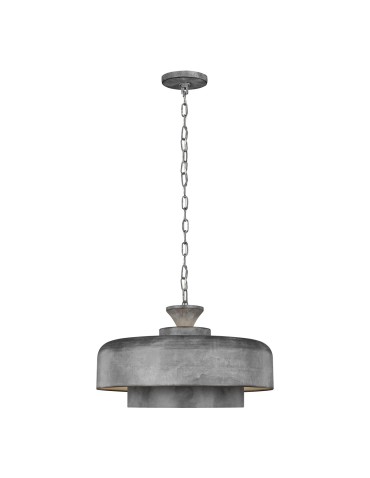 Elstead HAYMARKET Pendant E27 1x60W Zinc FE-HAYMARKET-P