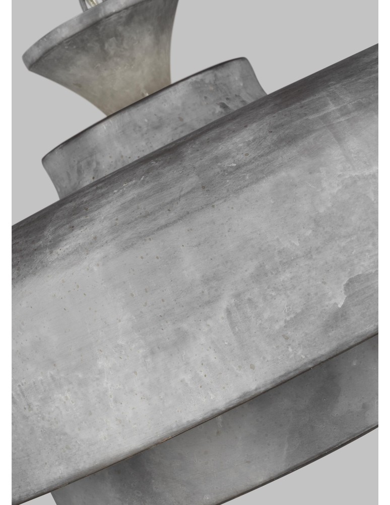 Pendant lamps - Elstead HAYMARKET Pendant E27 1x60W Zinc FE-HAYMARKET-P - product kolory-swiatla.pl 3