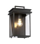 Outdoor wall lamps - Elstead GLENVIEW Wall lamp E27 1x60W IP44 Antique Bronze FE-GLENVIEW-M - product 1