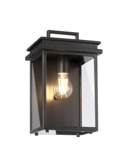 Elstead GLENVIEW Kinkiet E27 1x60W IP44 Antyczny Brąz FE-GLENVIEW-M