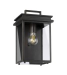 Outdoor wall lamps - Elstead GLENVIEW Wall lamp E27 1x60W IP44 Antique Bronze FE-GLENVIEW-M - product 2