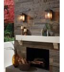 Outdoor wall lamps - Elstead GLENVIEW Wall lamp E27 1x60W IP44 Antique Bronze FE-GLENVIEW-M - product 3
