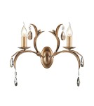 Wall lamps - Elstead Lighting Interior Wall lamp LILY 2x60W E14 LL2 ANT BRZ - product 1