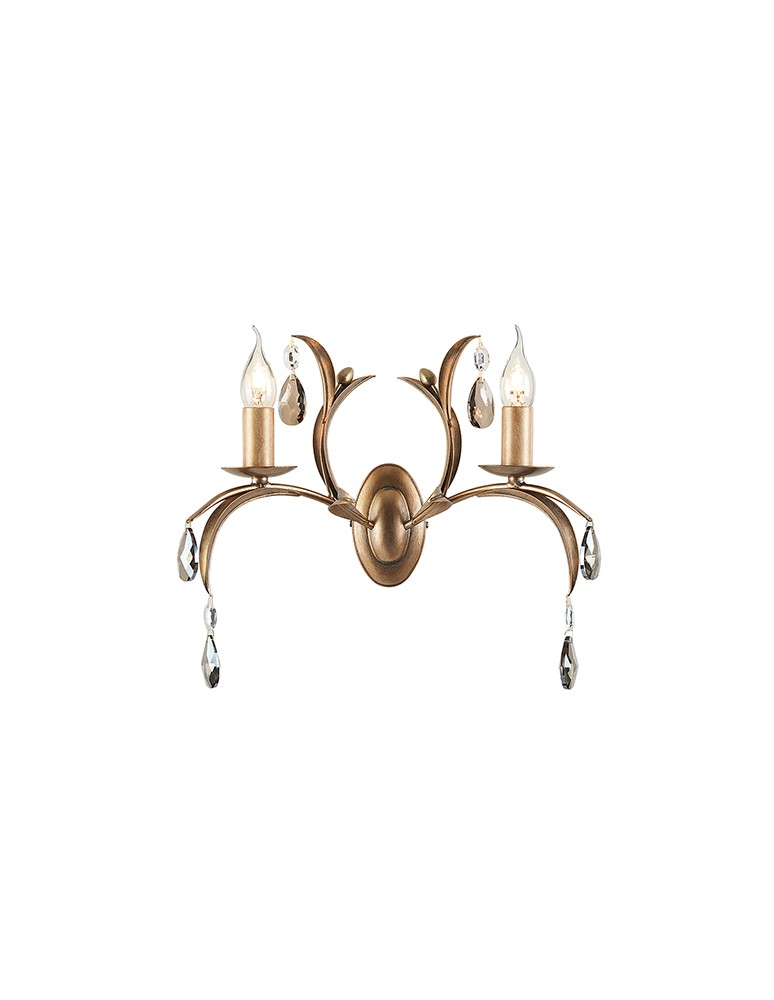 Wall lamps - Elstead Lighting Interior Wall lamp LILY 2x60W E14 LL2 ANT BRZ - product kolory-swiatla.pl 1