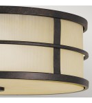 Ceiling lamps - Elstead FUSION Plafond E27 3x60W Brown FE-FUSION-F - product 3