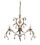 Chandeliers - Elstead Lighting Interior Pendant LILY 3x60W E14 LL3 ANT BRZ. - product 1