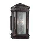 Outdoor wall lamps - Elstead FEDERAL Outdoor wall lamp E14 2x60W IP44 Brown FE-FEDERAL-S - product 1