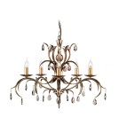 Chandeliers - Elstead Lighting Interior Pendant LILY 5x60W E14 LL5 ANT BRZ. - product 1