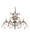 Elstead Lighting Interior Pendant LILY 5x60W E14 LL5 ANT BRZ.