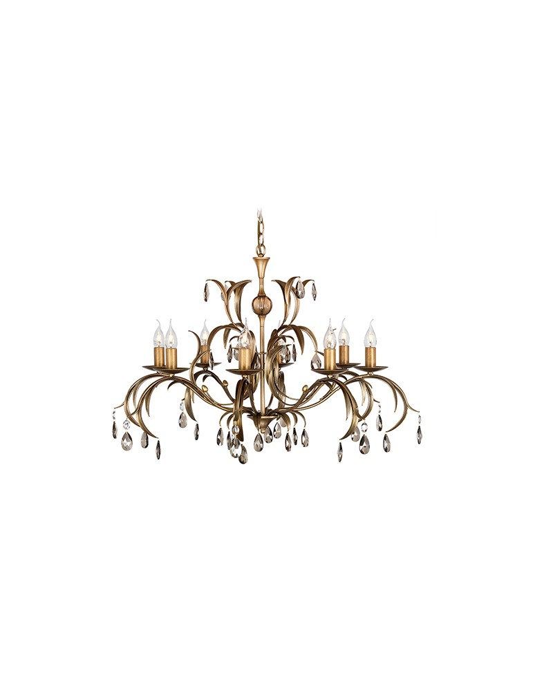 Chandeliers - Elstead Lighting Interior Pendant LILY 8x60W E14 LL8 ANT BRZ. - product kolory-swiatla.pl 1