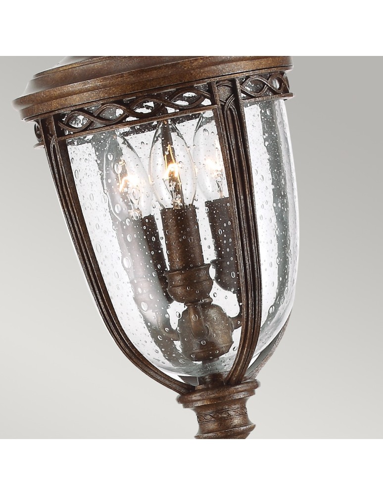 Standing garden lamps - Elstead ENGLISH BRIDLE Outdoor Standing E14 3x60W IP44 Brown FE-EB4-M-BRB. - product kolory-swiatla.pl 3