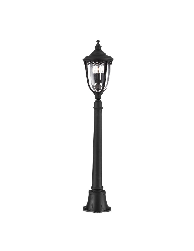 Standing garden lamps - Elstead ENGLISH BRIDLE Outdoor Standing E14 3x60W IP44 Black FE-EB4-M-BLK - product kolory-swiatla.pl 1