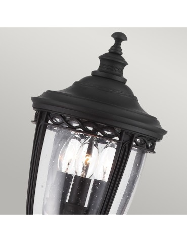 Elstead ENGLISH BRIDLE Outdoor Standing E14 3x60W IP44 Black FE-EB4-M-BLK - product 2