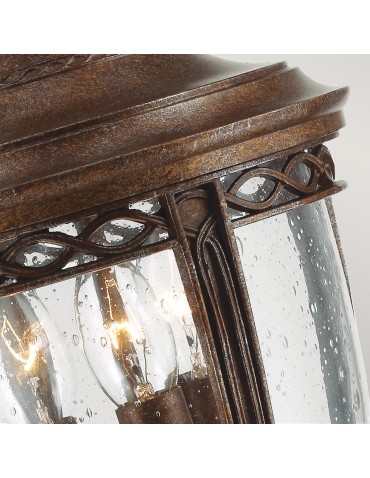 Elstead ENGLISH BRIDLE Stojąca Zewnętrzna E14 3x60W IP44 Brązowy FE-EB3-M-BRB - produkt 2