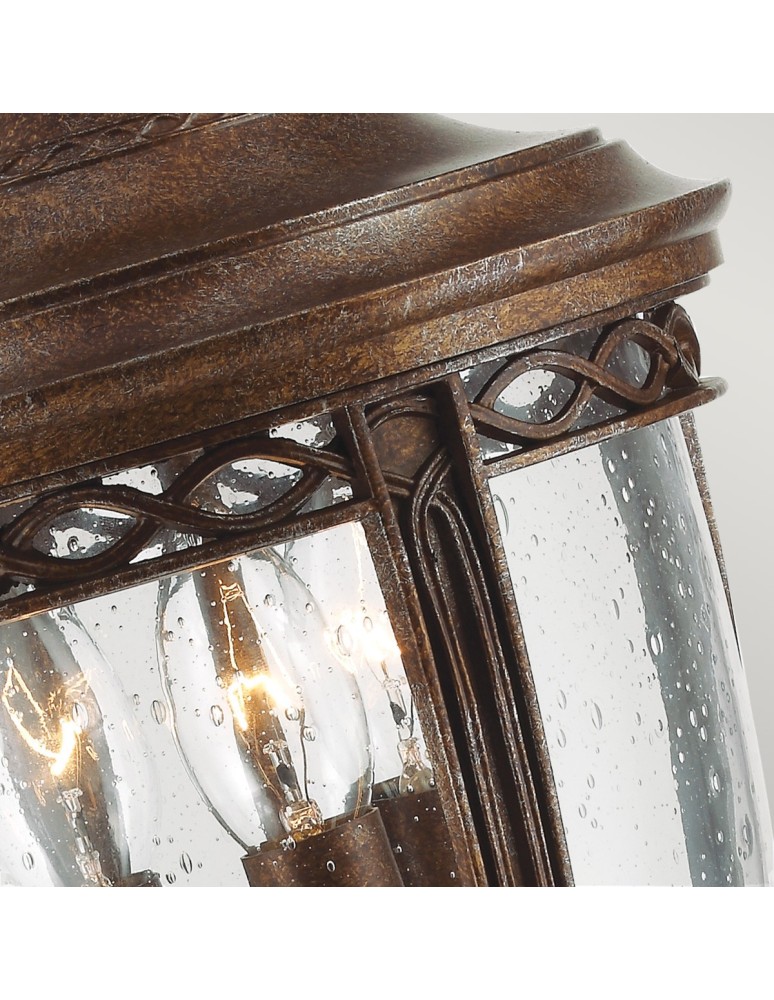 Standing garden lamps - Elstead ENGLISH BRIDLE Outdoor Standing E14 3x60W IP44 Brown FE-EB3-M-BRB. - product kolory-swiatla.pl 2