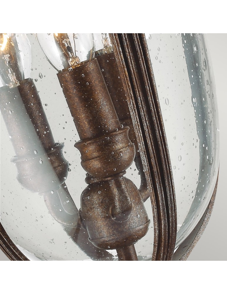 Standing garden lamps - Elstead ENGLISH BRIDLE Outdoor Standing E14 3x60W IP44 Brown FE-EB3-M-BRB. - product kolory-swiatla.pl 3