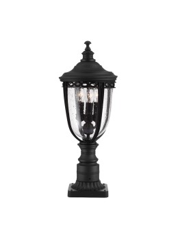 Elstead ENGLISH BRIDLE Stojąca Zewnętrzna E14 3x60W IP44 Czarny FE-EB3-M-BLK