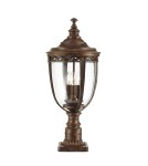 Standing garden lamps - Elstead ENGLISH BRIDLE Outdoor Standing E14 3x60W IP44 Brown FE-EB3-L-BRB - product 1