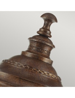 Elstead ENGLISH BRIDLE Stojąca Zewnętrzna E14 3x60W IP44 Brązowy FE-EB3-L-BRB - produkt 2