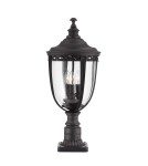 Standing garden lamps - Elstead ENGLISH BRIDLE Outdoor Standing E14 3x60W IP44 Black FE-EB3-L-BLK - product 1