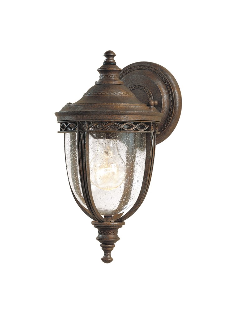Outdoor wall lamps - Elstead ENGLISH BRIDLE Wall lamp E27 1x60W IP44 Brown FE-EB2-S-BRB - product kolory-swiatla.pl 1