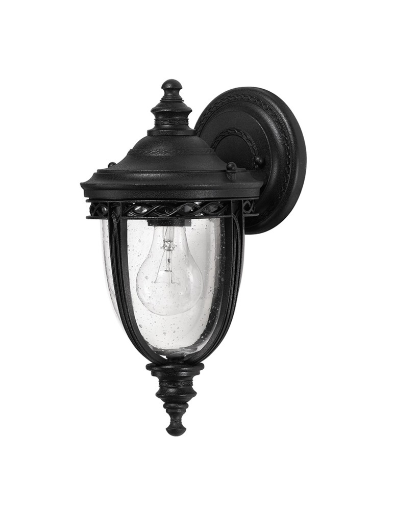 Outdoor wall lamps - Elstead ENGLISH BRIDLE Wall lamp E27 1x60W IP44 Black FE-EB2-S-BLK - product kolory-swiatla.pl 1