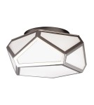 Ceiling lamps - Elstead DIAMOND Plafon E27 2x60W Nickel FE-DIAMOND-F - product 1