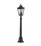 Standing garden lamps - Elstead COTSWOLD LANE Outdoor Standing E14 2x60W IP44 Brown FE-COTSLN4-M-GB - product 1