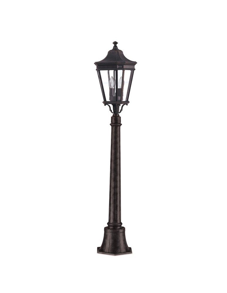 Standing garden lamps - Elstead COTSWOLD LANE Outdoor Standing E14 2x60W IP44 Brown FE-COTSLN4-M-GB - product kolory-swiatla.pl 1