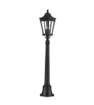 Standing garden lamps - Elstead COTSWOLD LANE Outdoor Standing E14 2x60W IP44 Black FE-COTSLN4-M-BK - product 1