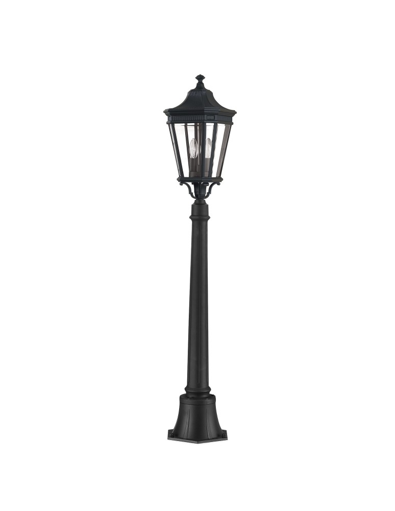 Standing garden lamps - Elstead COTSWOLD LANE Outdoor Standing E14 2x60W IP44 Black FE-COTSLN4-M-BK - product kolory-swiatla.pl 1