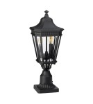 Standing garden lamps - Elstead COTSWOLD LANE Outdoor Standing E14 2x60W IP44 Black FE-COTSLN3-M-BK - product 2