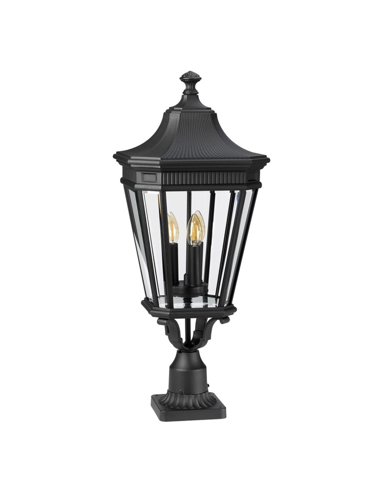 Standing garden lamps - Elstead COTSWOLD LANE Outdoor Standing E14 3x60W IP44 Black FE-COTSLN3-L-BK - product kolory-swiatla.pl 2