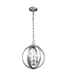 Hampton style pendant lamps - Elstead CORINNE Pendant E14 3x60W Nickel FE-CORINNE-3P-S - product 1