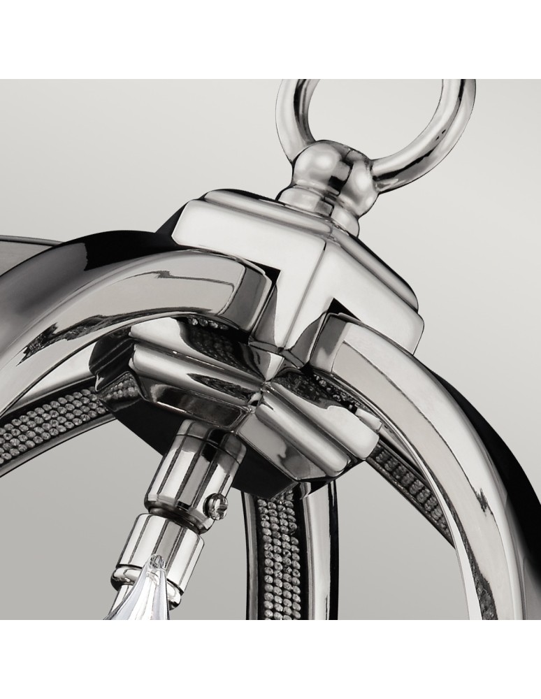 Hampton style pendant lamps - Elstead CORINNE Pendant E14 3x60W Nickel FE-CORINNE-3P-S - product kolory-swiatla.pl 4