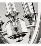 Hampton style pendant lamps - Elstead CORINNE Pendant E14 3x60W Nickel FE-CORINNE-3P-S - product 5