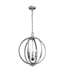 Hampton style pendant lamps - Elstead CORINNE Pendant E14 3x60W Nickel FE-CORINNE-3P-M - product 1