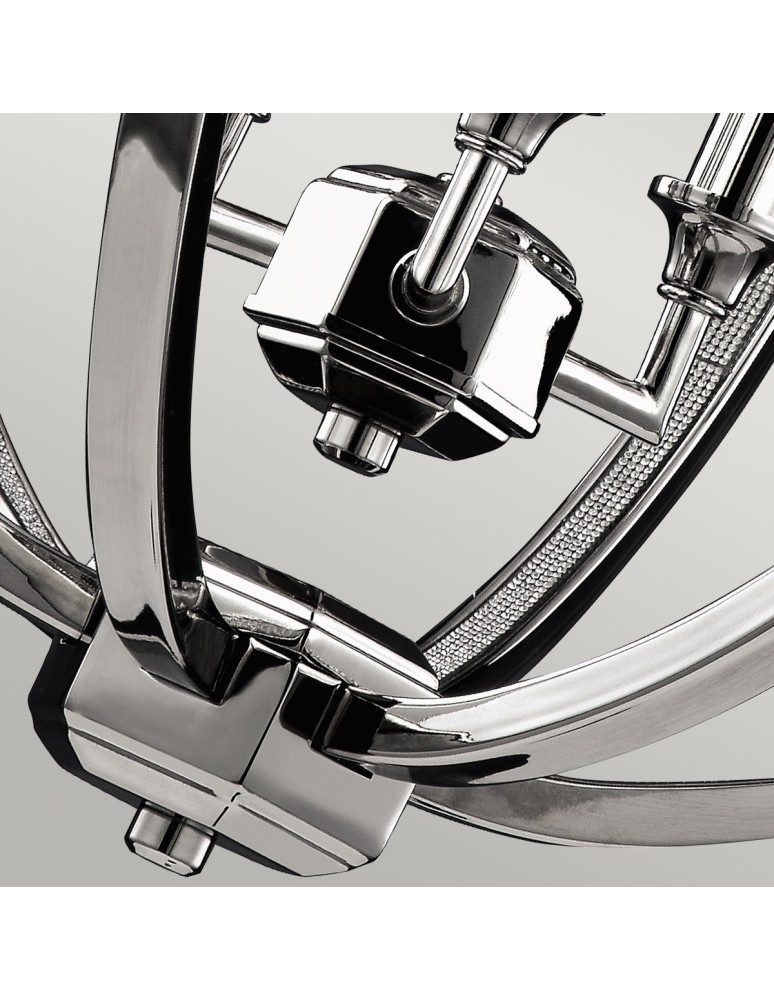 Hampton style pendant lamps - Elstead CORINNE Pendant E14 3x60W Nickel FE-CORINNE-3P-M - product kolory-swiatla.pl 4