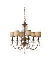 Elstead CLARISSA Żyrandol E14 6x60W Złoty FE-CLARISSA6