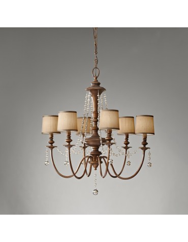 Elstead CLARISSA Żyrandol E14 6x60W Złoty FE-CLARISSA6 - produkt 2