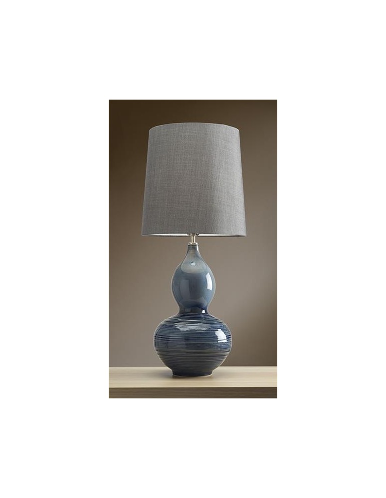 Table lamps with lampshade - LUIS COLLECTION LAPIS GOURD 1x60W E27 LAPIS GOURD/TL Table Lamp. - product kolory-swiatla.pl 1