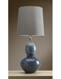 LUIS COLLECTION LAPIS GOURD 1x60W E27 LAPIS GOURD/TL Table Lamp.