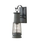 Outdoor wall lamps - Elstead CHELSEA HARBOR Wall lamp E27 1x60W IP44 Graphite FE-CHELSEAHBR2 - product 1