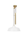 Elstead CANDOR Pendant E27 1x60W White FE-CANDOR-P