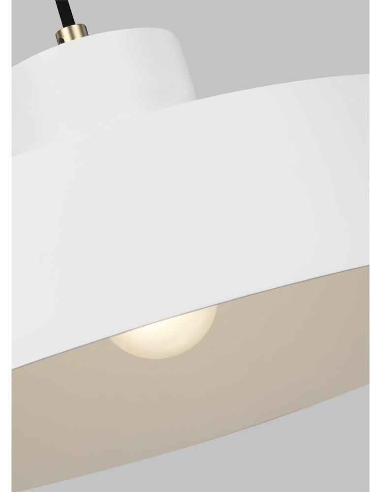Pendant lamps - Elstead CANDOR Pendant E27 1x60W White FE-CANDOR-P - product kolory-swiatla.pl 2